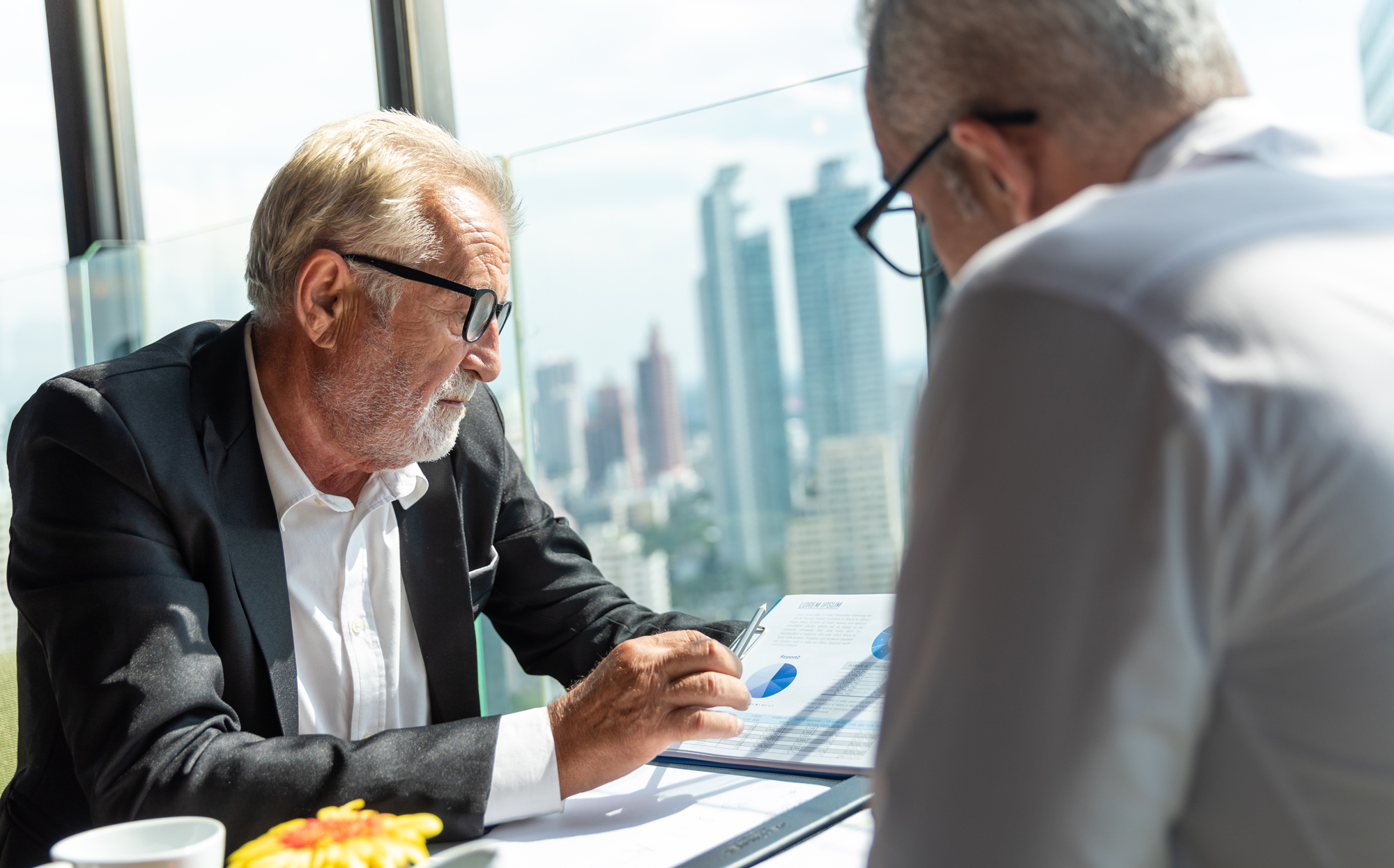 Two Business Men Discussing Sales | Don Legacy